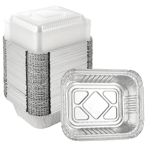 Envase de Aluminio C10 Tapa Transparente (20 unidades)