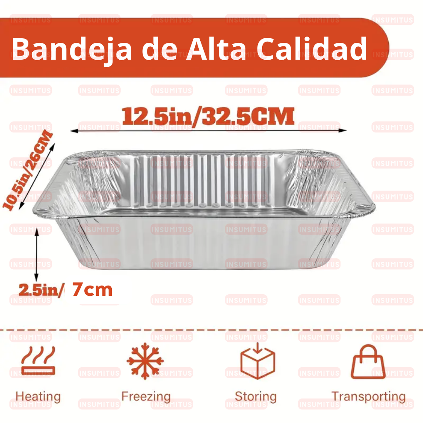 Bandeja de Aluminio 1150 (3550ml) 2