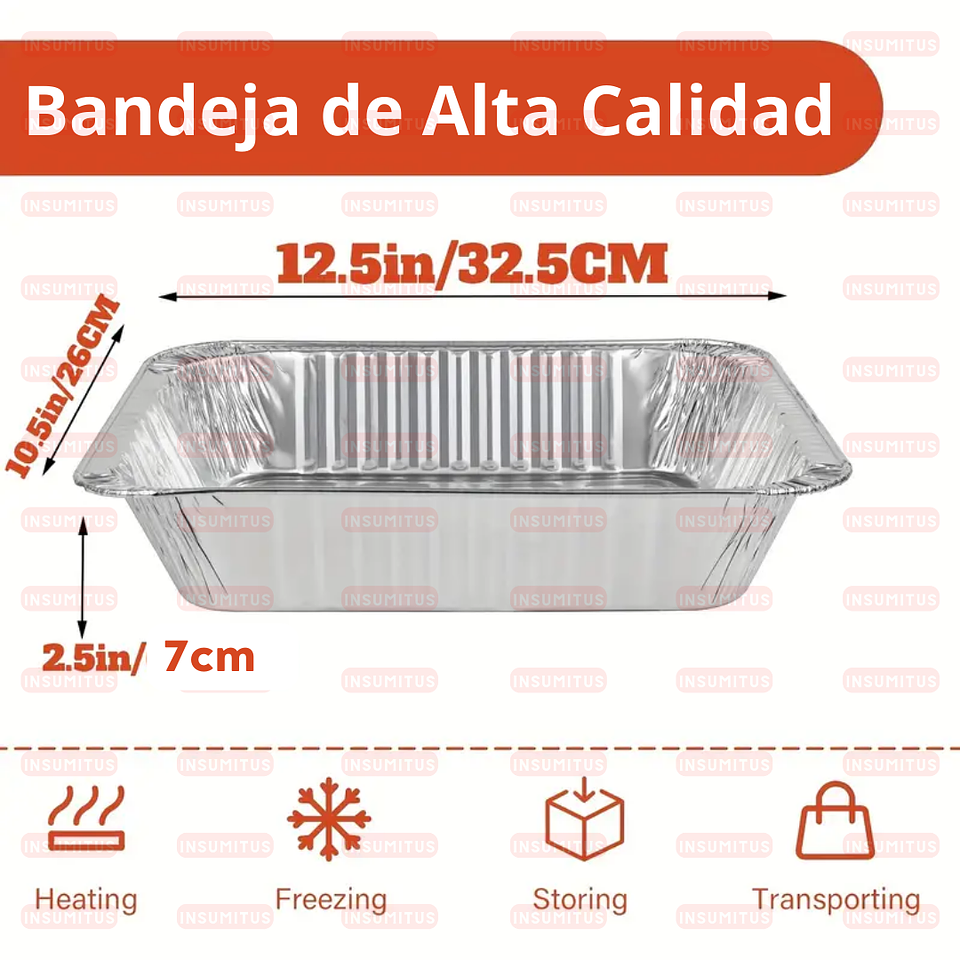 Bandeja de Aluminio 1150 (3550ml) 2