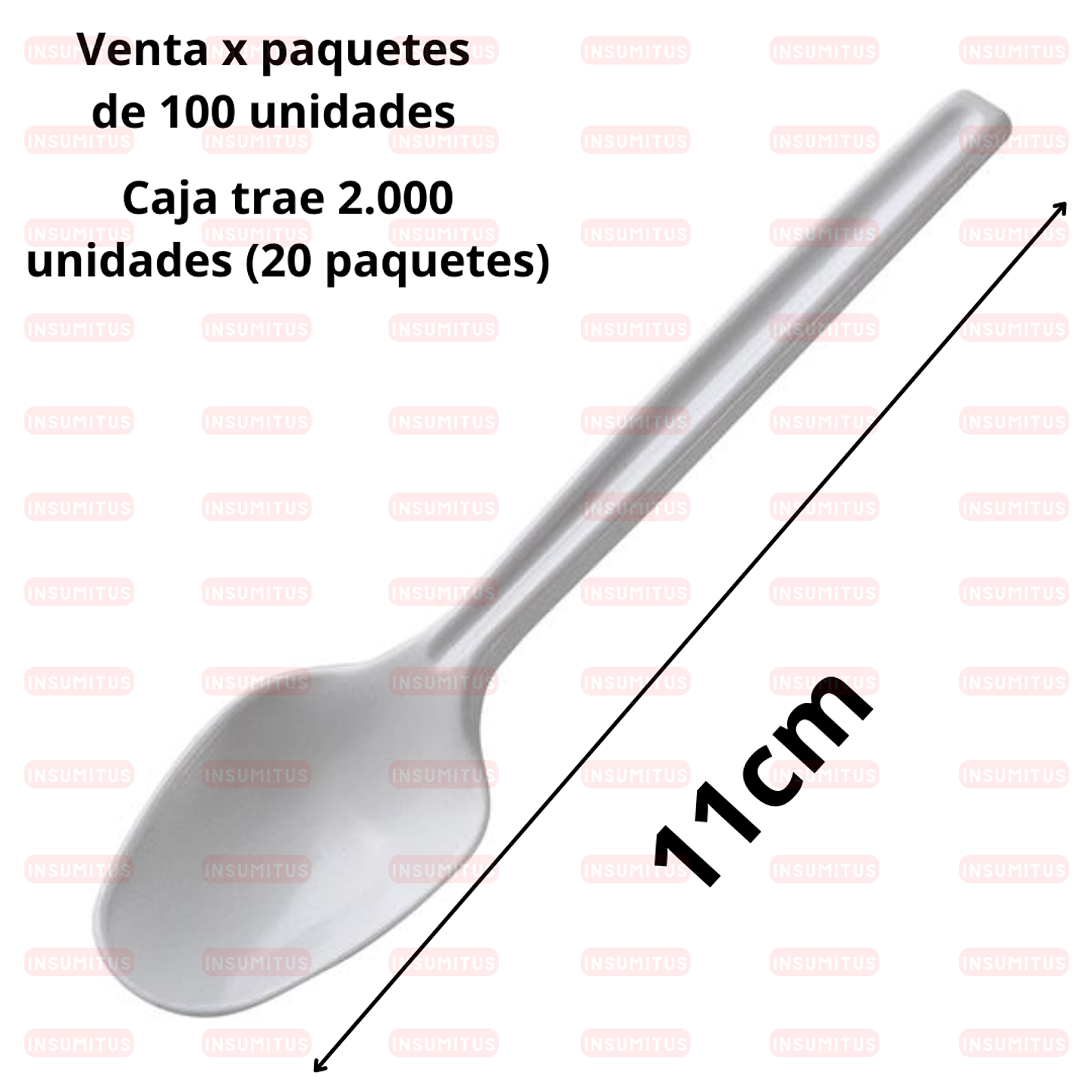 Cuchara Chica para Postres (100 unidades) 2