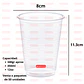 Vaso Economico Transparente 12oz - 350ml (50 unidades) - Miniatura 2