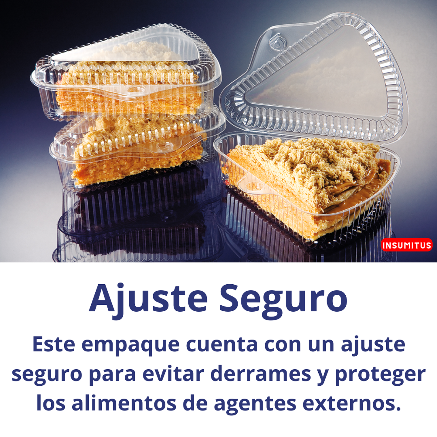 Envase Triangular Bajo 11x5cm (50 unidades) 5