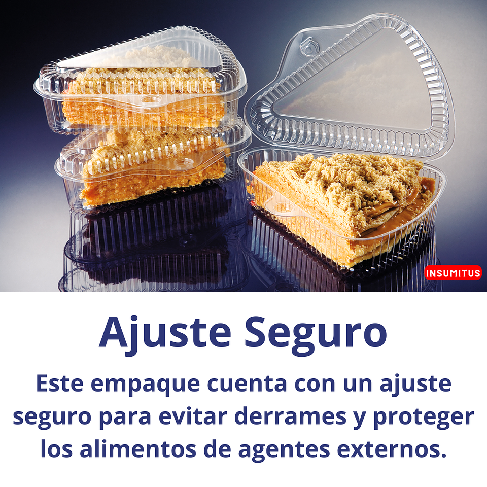 Envase Triangular Bajo 11x5cm (50 unidades) 5