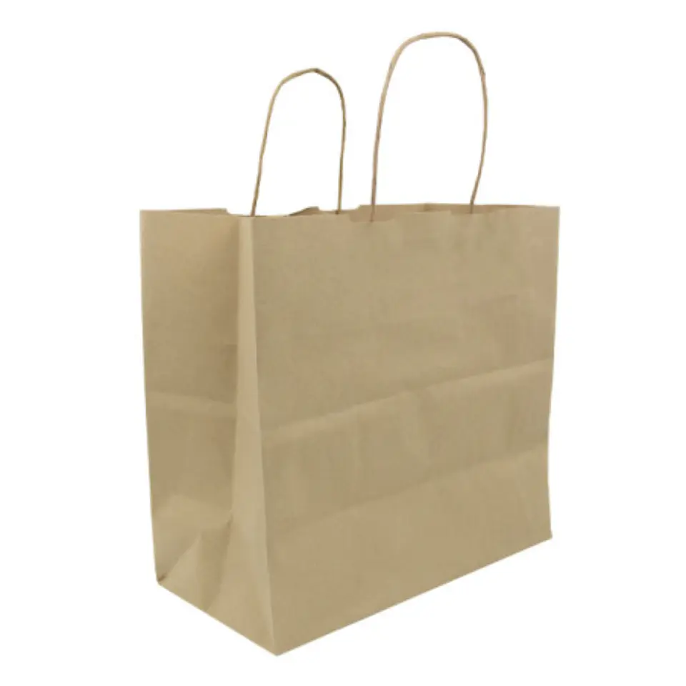 Bolsa Kraft con Asa 28x16x30cm (25 unidades) 3
