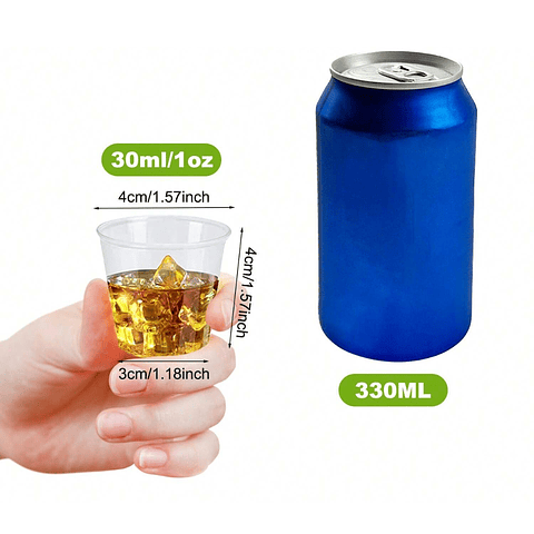 Vaso Acrilico 1oz - 30ml (30unidades)