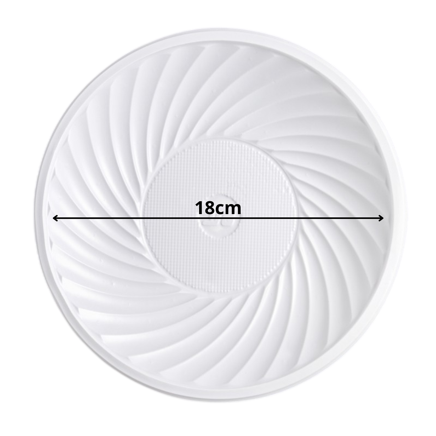 Plato Plastico 18cm (10 unidades) 2