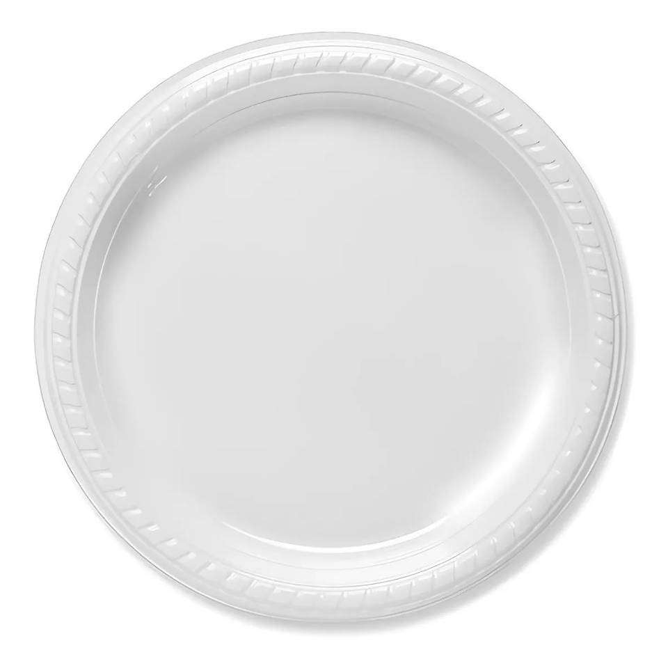 Plato Plastico 17cm (25 unidades) 1