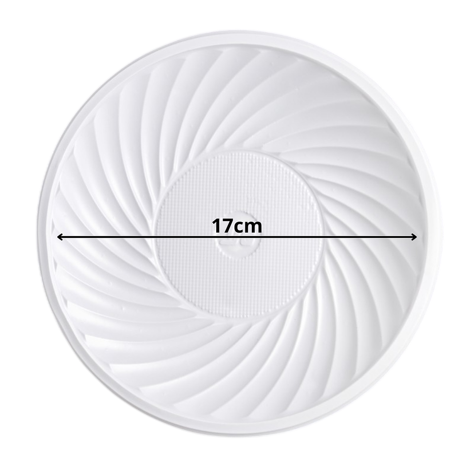 Plato Plastico 17cm (25 unidades) 2