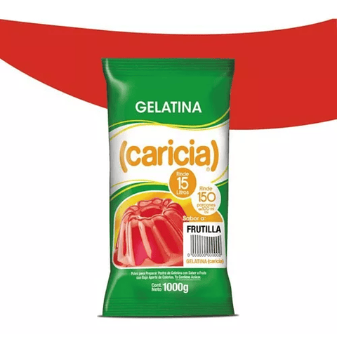 Gelatina Caricia Bolsa 1kg