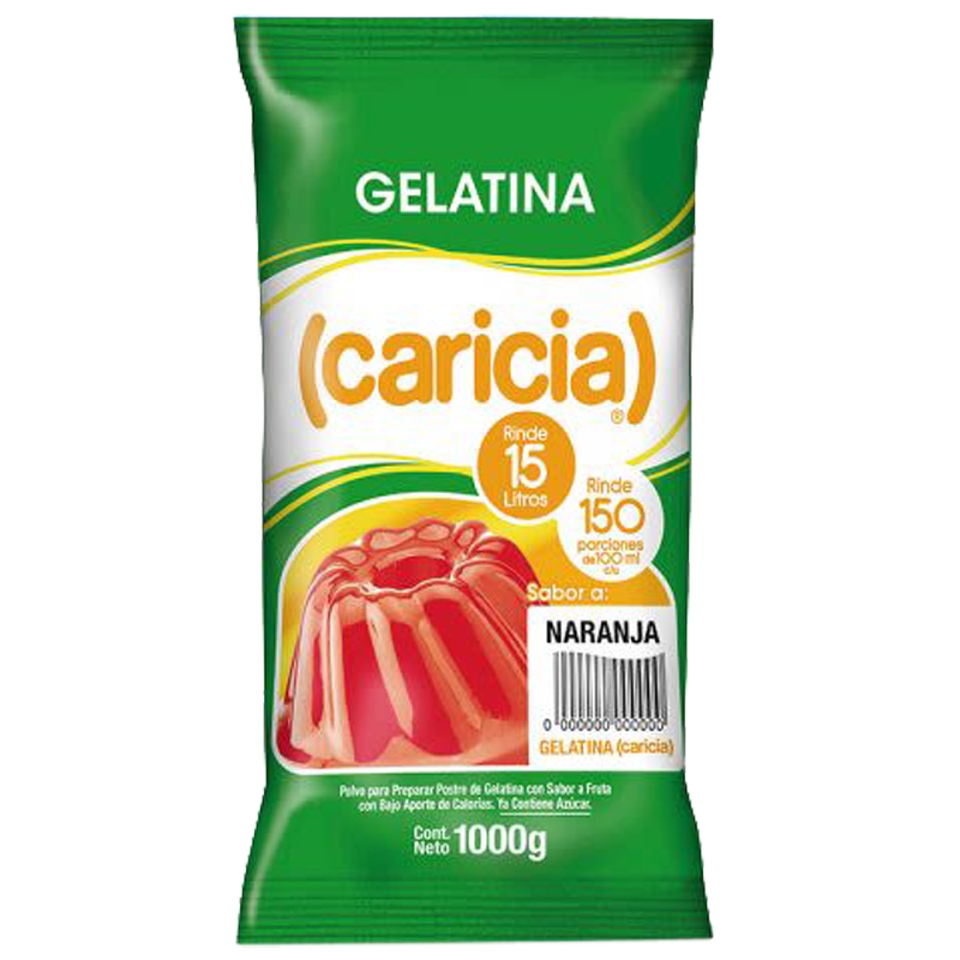 Gelatina Caricia Bolsa 1kg 4
