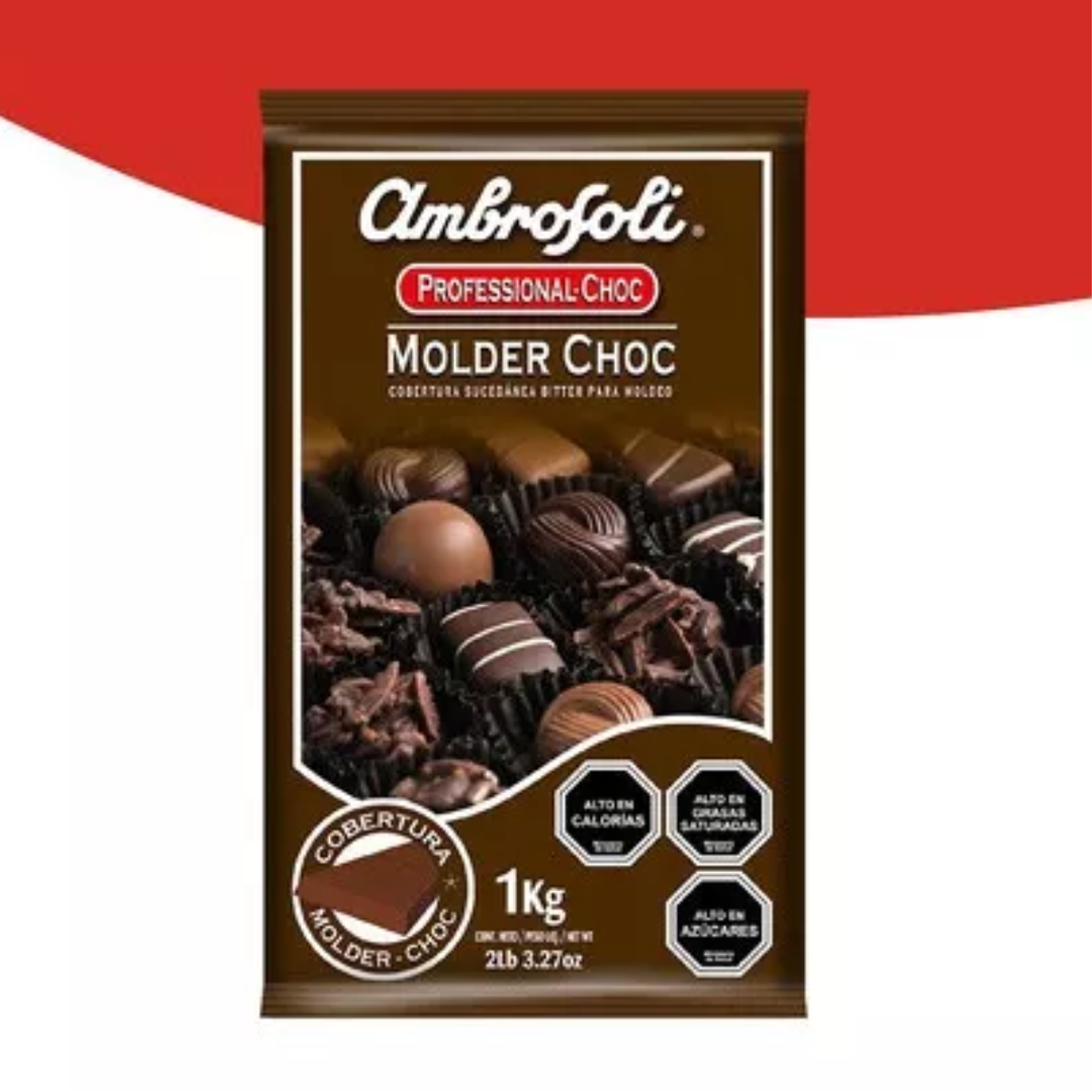 Cobertura Chocolate Molder Choc (1kg) Ambrosoli	 2