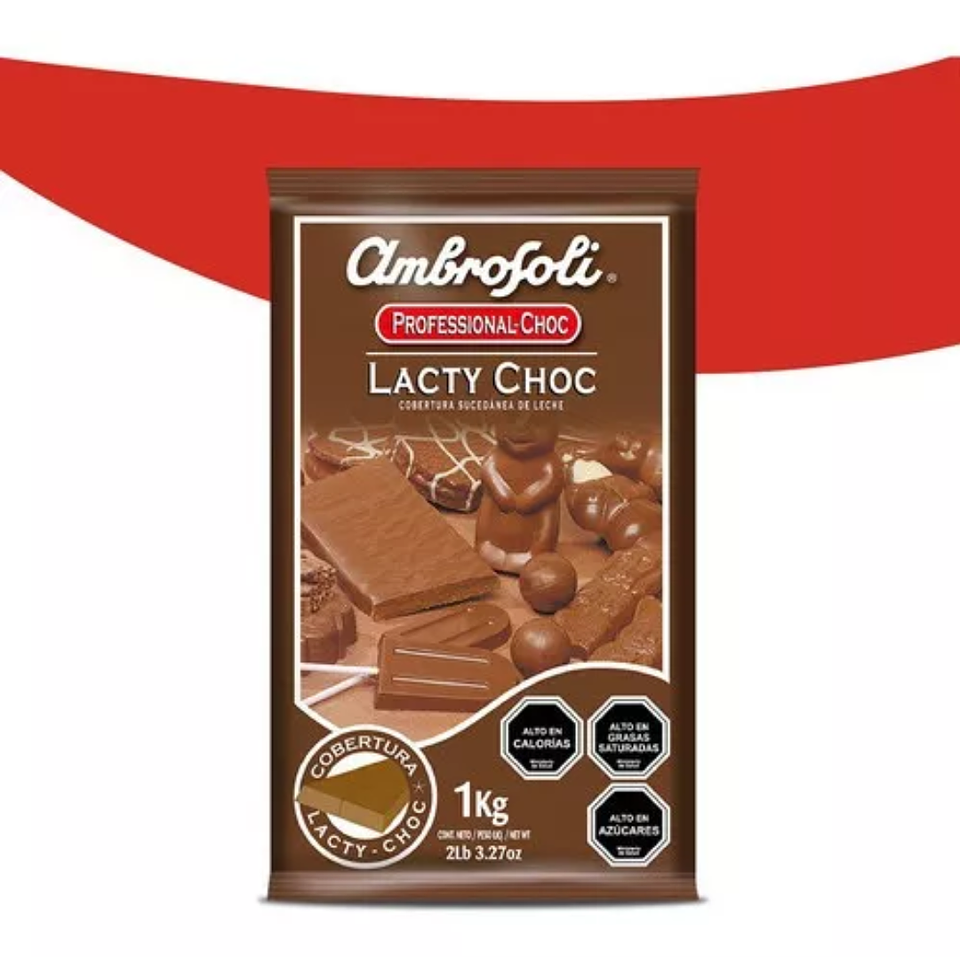 Cobertura Chocolate Lacty Choc (1kg) Ambrosoli 2