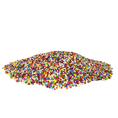 Grageas Mostacillas Redondas Multicolor (1kg)