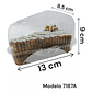 Envase Triangular Para Torta 7187A 13x8.5x9cm (50 Unidades) - Miniatura 2
