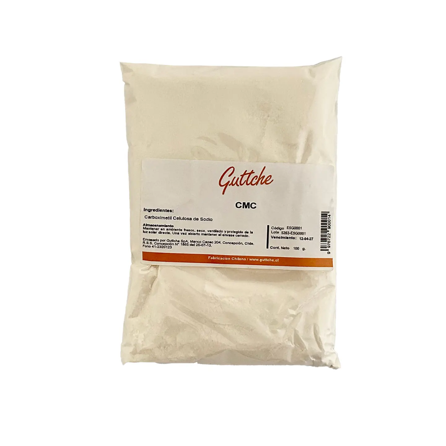 CMC Carboximetil Celulosa de Sodio (100gr) Guttche 1