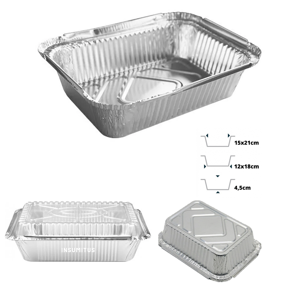 Envase de Aluminio C20 Tapa Plastica (20un) 2