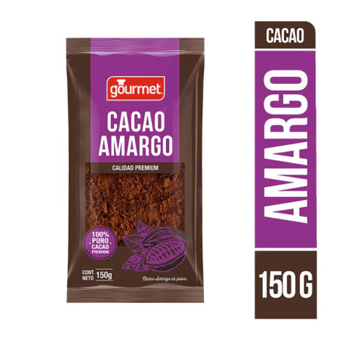 Cacao Amargo Gourmet 150gr
