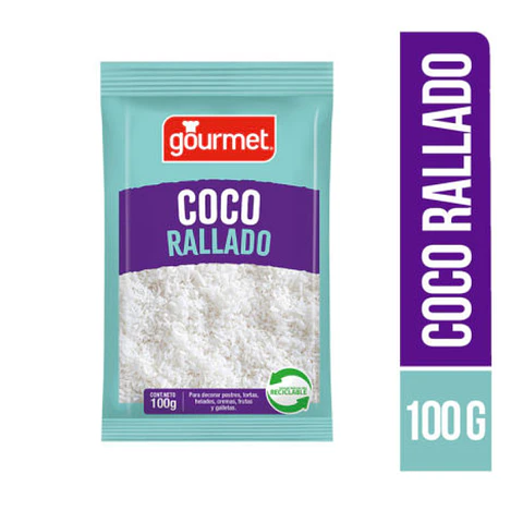 Coco Rallado Gourmet Bolsa 100gr