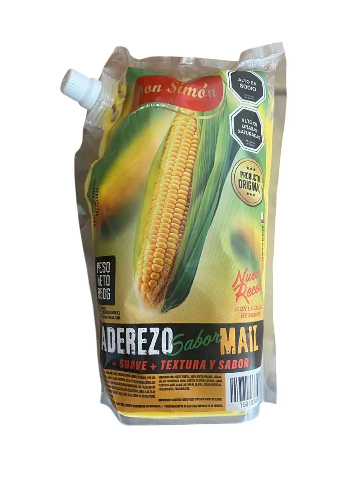Salsa Aderezo de Maiz Don Simón (950gr) 2