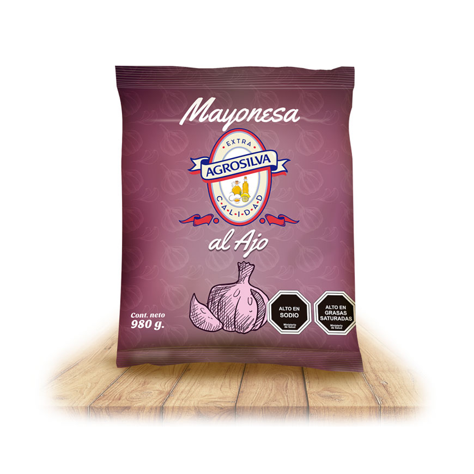 Mayonesa de Ajo Agrosilva	(980g) 2