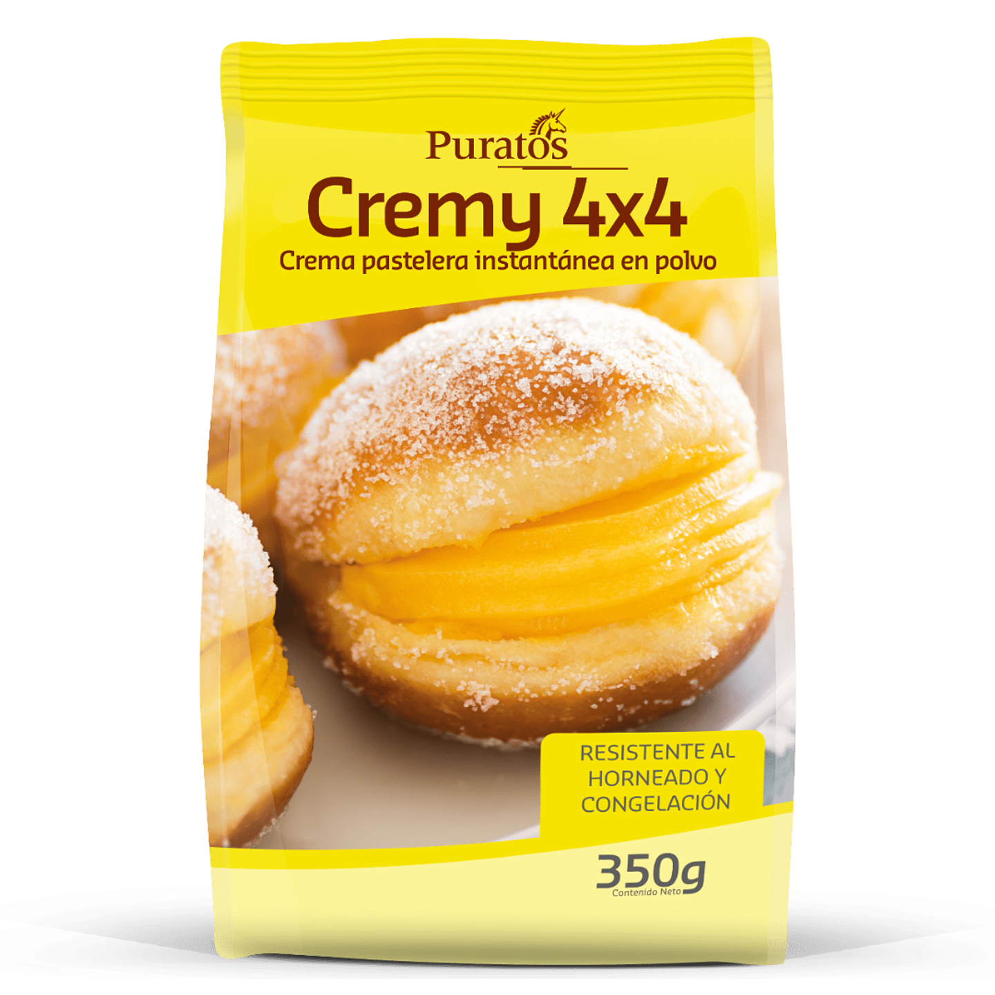 Crema Pastelera En Polvo Cremy 4x4 Puratos 350gr	 1