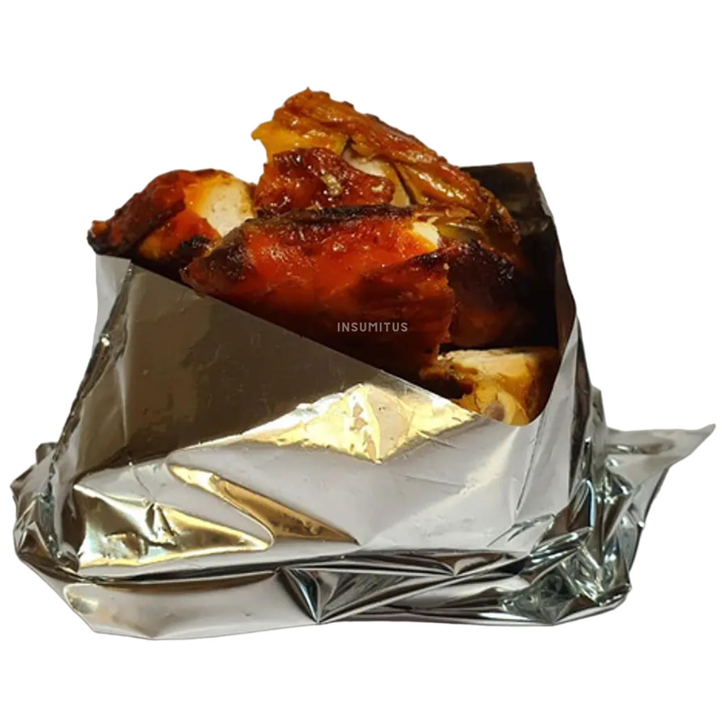 Bolsa de Aluminio para 1/4 Pollo Asado 20x25cm (100un) Insumitus® 1