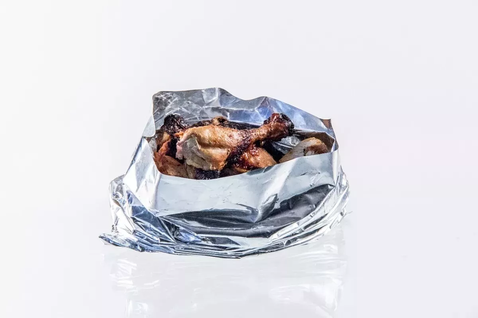 Bolsa de Aluminio para 1/4 Pollo Asado 20x25cm (100un) Insumitus® 5