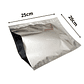 Bolsa de Aluminio para 1/4 Pollo Asado 20x25cm (100un) Insumitus® - Miniatura 2