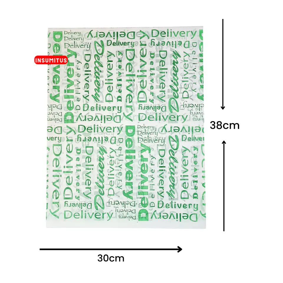 Papel Antigrasa 30x38cm (100 hojas) Insumitus® 3