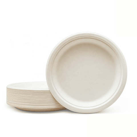 Plato Biodegadable 26cm (10 unidades)