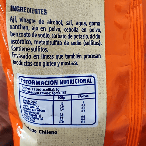 Ají en Crema Traverso 1kg