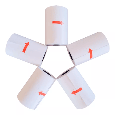 Rollo Termico 58x40mm (10 rollos) Maquina de Cobro POS