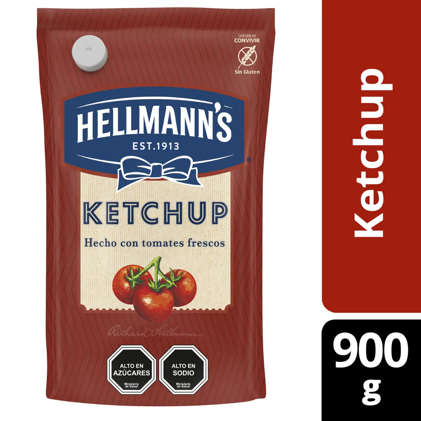 Ketchup Hellmanns (900gr) 3