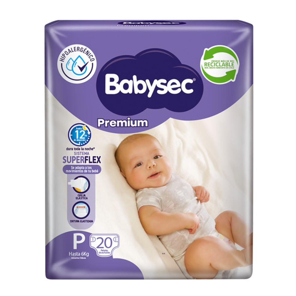 Pañales de Bebé Babysec Premium 1