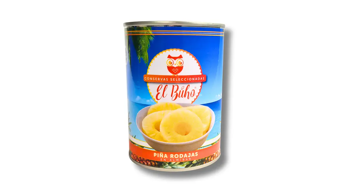 Piña en Rodajas el Buho 565gr