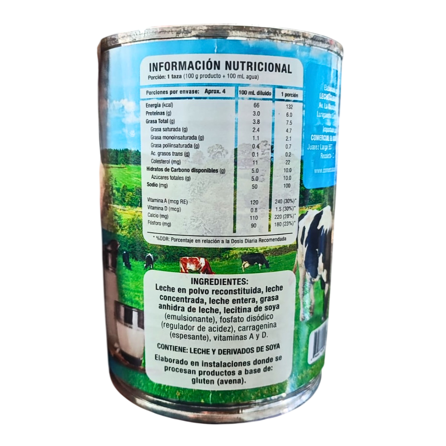 Leche Evaporada Sucedáneo Cusco (390gr) 2