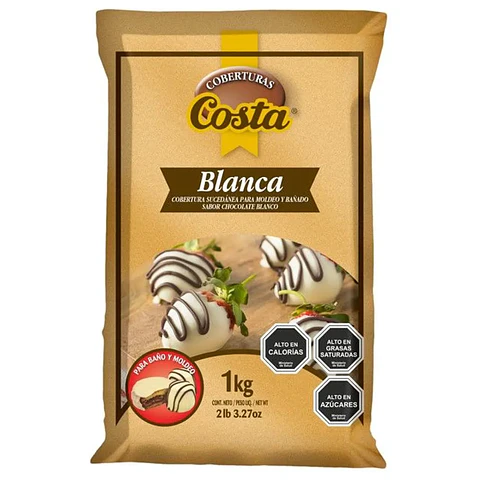 Cobertura Chocolate Blanco Costa 1kg	