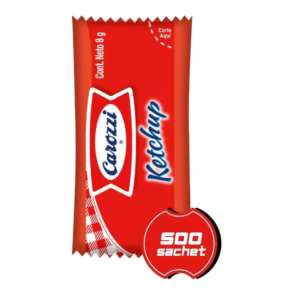 Ketchup en Sachet Carozzi (500x8gr) 3