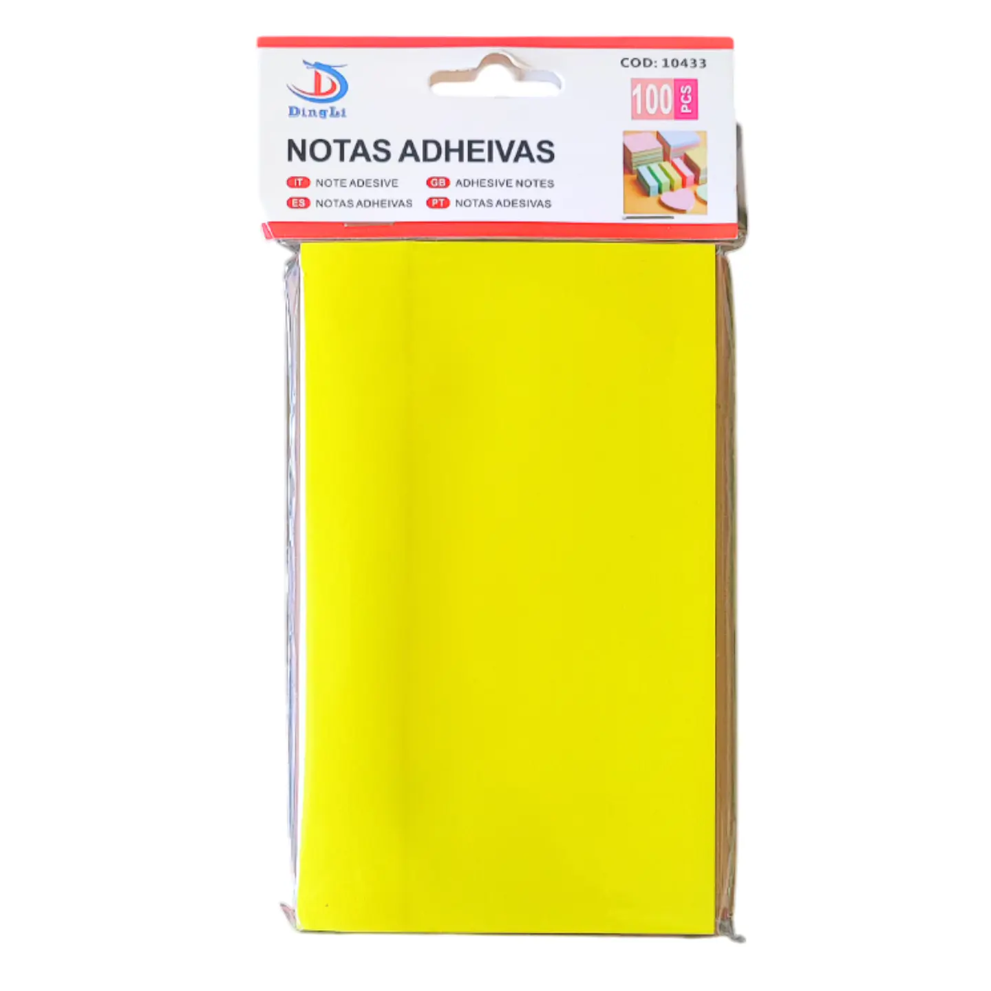 Nota Adhesiva Comandas Colores (76x125mm) 100 hojas	 1