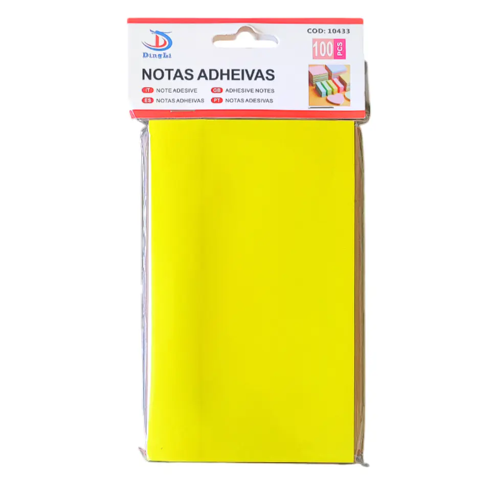 Nota Adhesiva Comandas Colores (76x125mm) 100 hojas	 1
