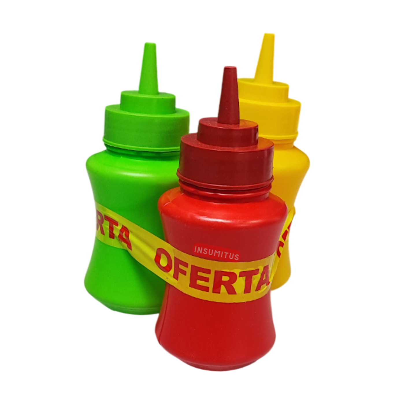 Set 3 Dispensadores de Salsas 380ml 1