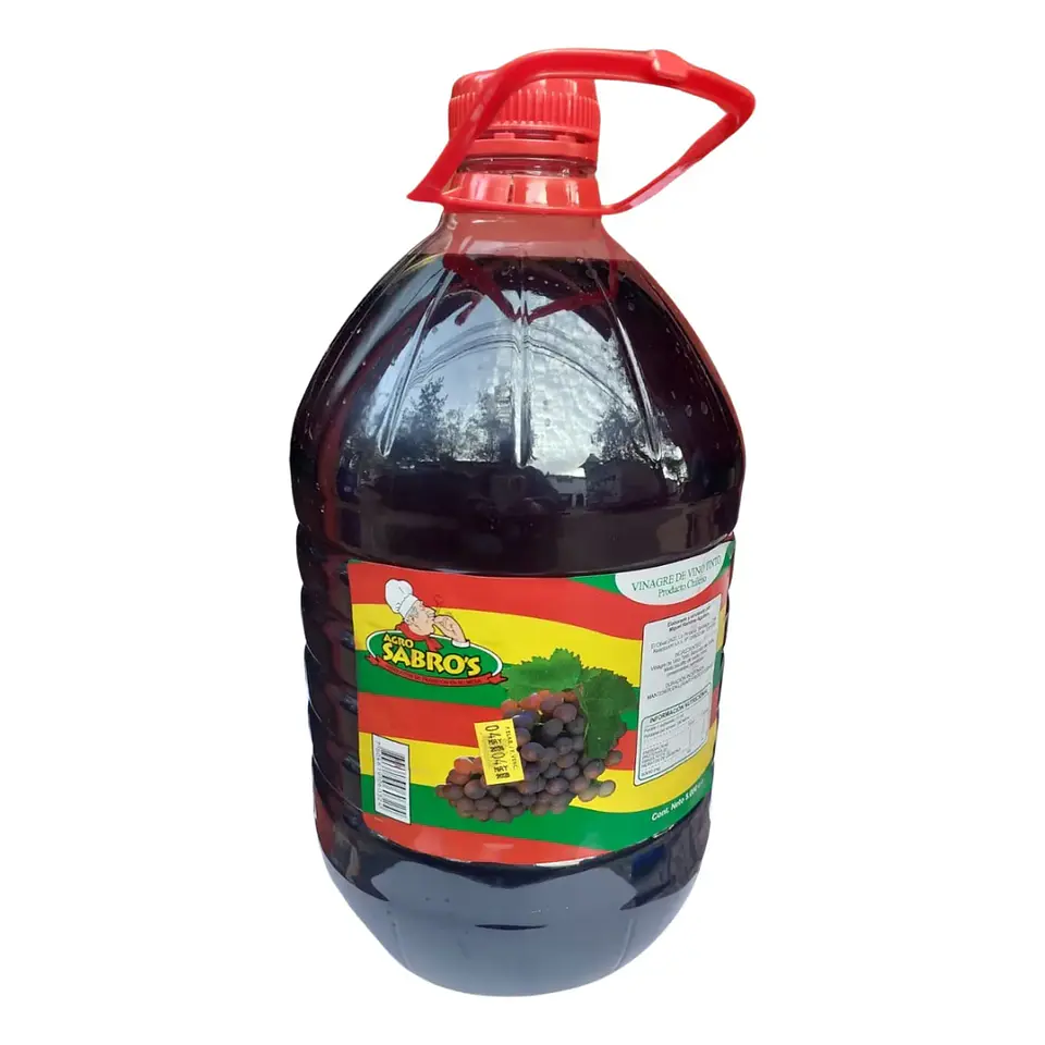Vinagre de Vino Tinto Rosado Sabros Bidón 5 Litros 1