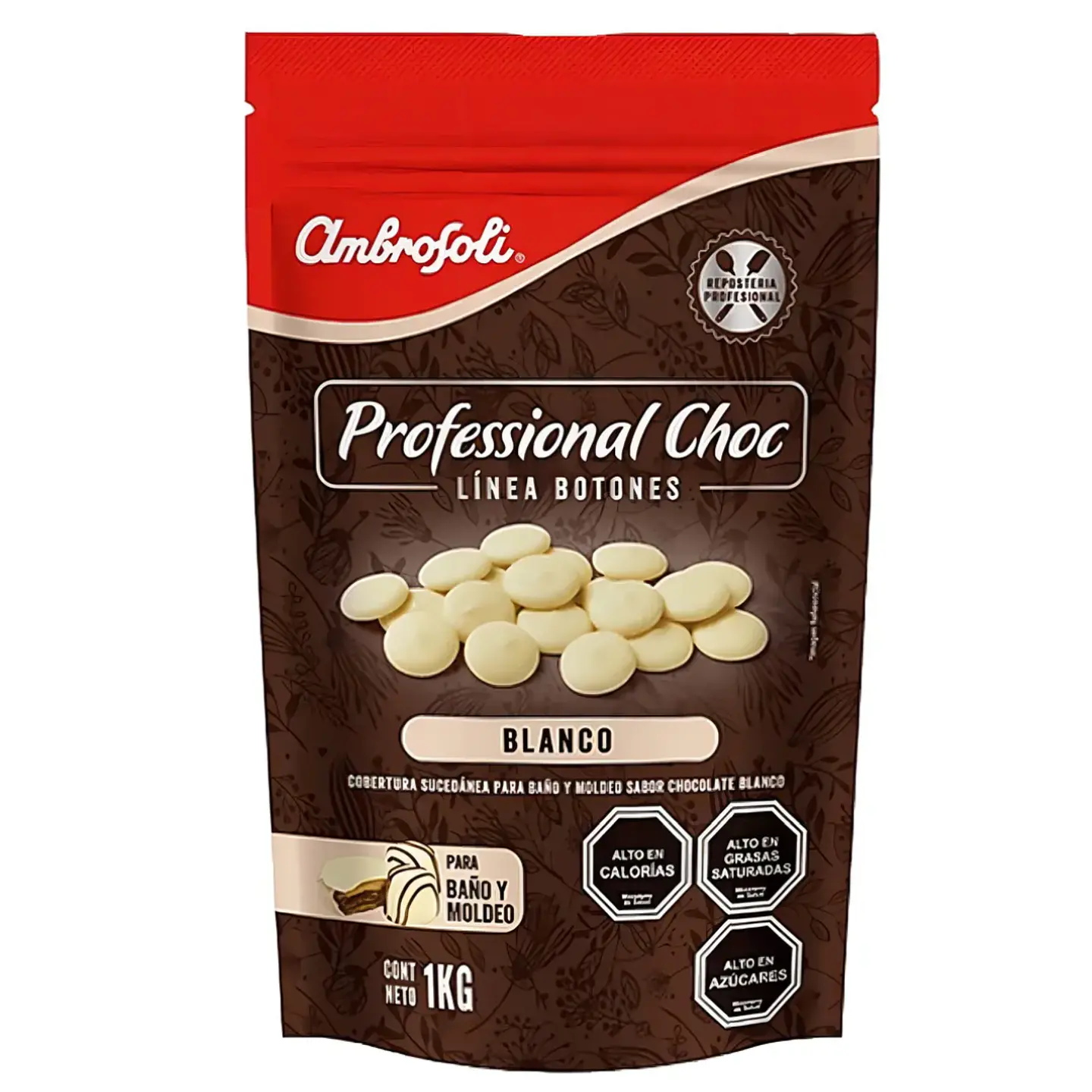 Cobertura Botones Blancos Ambrosoli (1kg) 1