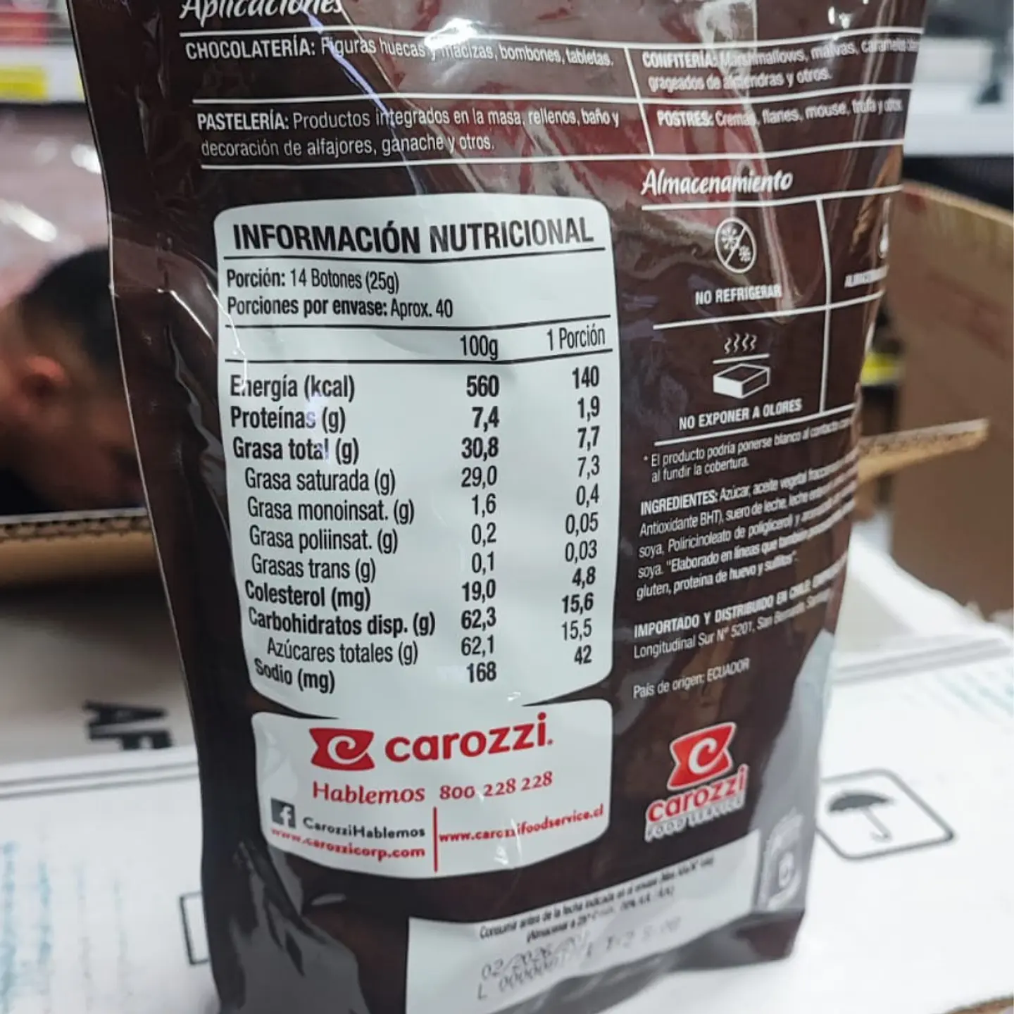 Cobertura Botones Blancos Ambrosoli (1kg) 3