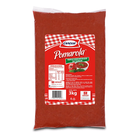 Triple Concentrado de Tomate Pomalora 3kg