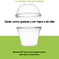 Vaso Pet con Tapa Domo Con Hoyo 265ml - 9oz (50 unidades) - Miniatura 2