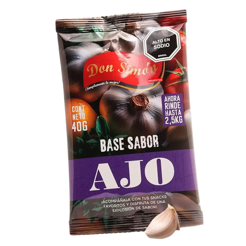 Salsa Base Ajo (40gr) Don Simon 1