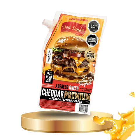 Salsa Aderezo Cheddar Premium Don Simón (950gr)