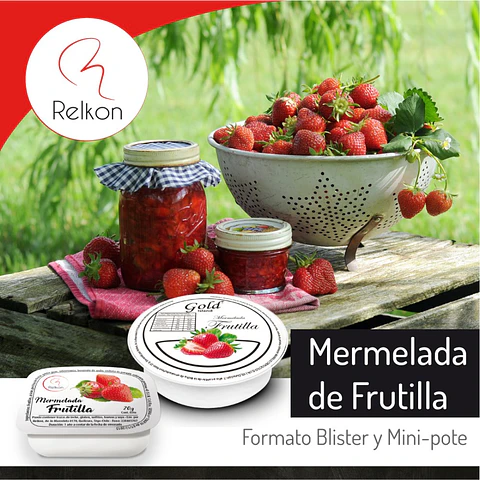 Mermelada de Frutilla Relkon (20gr x 192un)