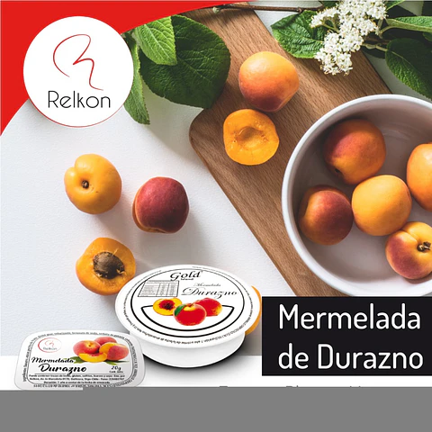 Mermelada de Durazno Relkon (20gr x 192un)